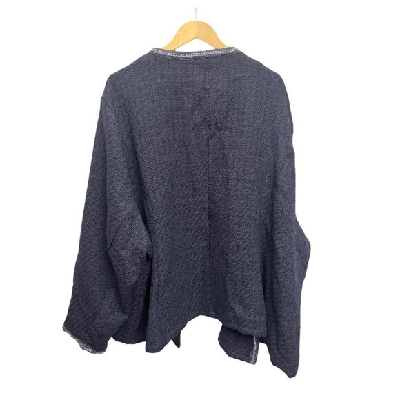 BloomChic Open Front Tweed Blazer - Picture 3 of 5